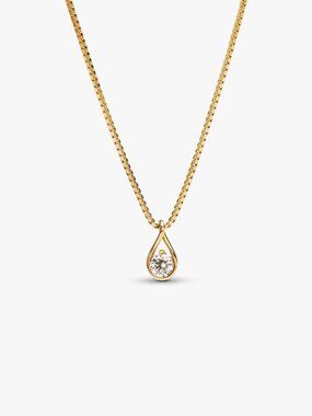 Pandora Infinite 14k Gold Lab-grown Diamond Pendant Necklace